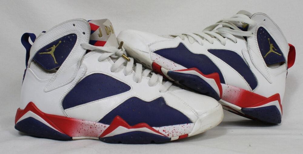 Air Jordan 7 Retro Tinker Alternate Olympic Sneakers Mens 9 world cup usa